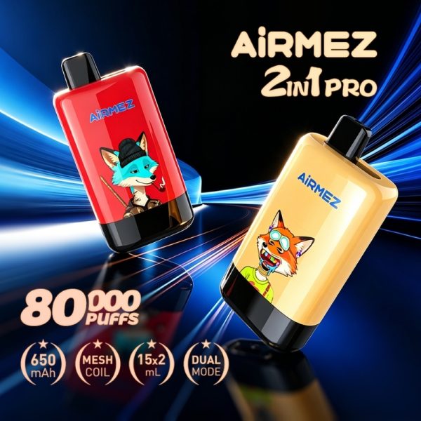 Airmez Fox 2 IN 1 80000 Puffs Airmez Fox 2 IN 1 80000 Puffs