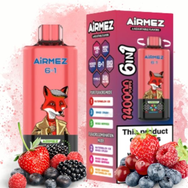 Airmez-Fox-6-IN-1-140k-Puffs-3.jpg Airmez Fox 6 IN 1 140k Puffs