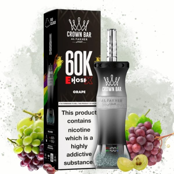 Al-Fakher-E-hose-X-60000-Puffs-grape.jpg Al Fakher E-hose X 60000 Puffs