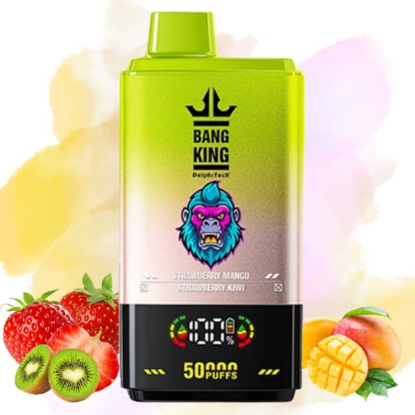Bang-King-50000-Strawberry-Mango-Strawberry-Kiwi.jpg Bang King Strawberry Mango/ Strawberry Kiwi smak