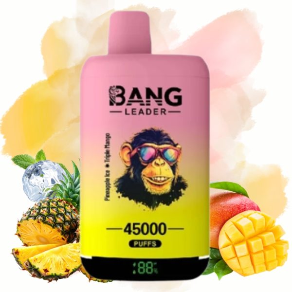 Bang-Leader-45000-Puffs-Pineapple-lce-Triple-Mango.jpg Bang Leader Pineapple lce & Triple Mango Vape