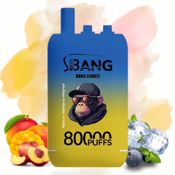 Bang-Leader-80000-PuffsBlueberry-Ice-Black-Dragon-IceMango-Peach.jpg Bang Leader Blueberry Ice & Black Dragon Ice & Mango Peach smak