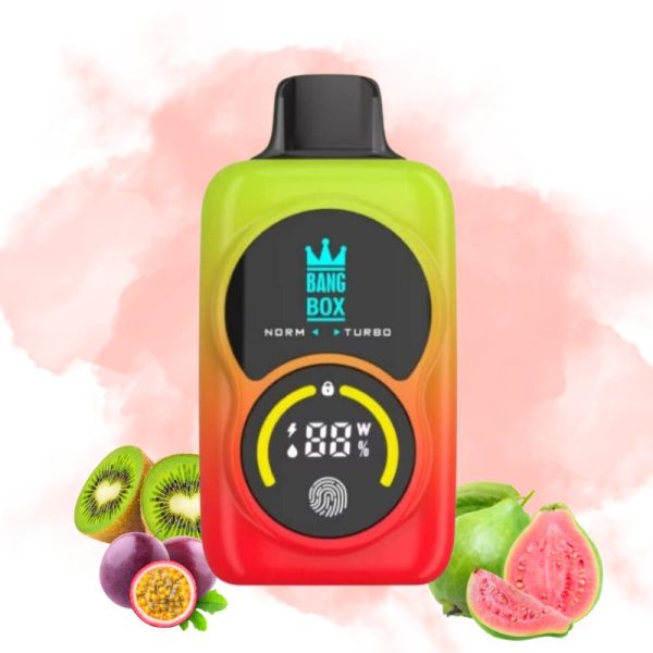 BangBox35000Puffs3.jpg Bang Box Kiwi Passion Fruit Guava Vape
