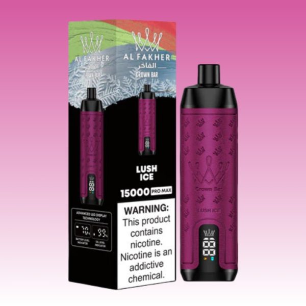 Best-Al-Fakher-Crown-Bar-15000-Pro-Max-Electronic-Cigarette-5-Nic-Disposable-Vape-7.jpg Al Fakher Crown Bar 15000 Puffs Pro Max