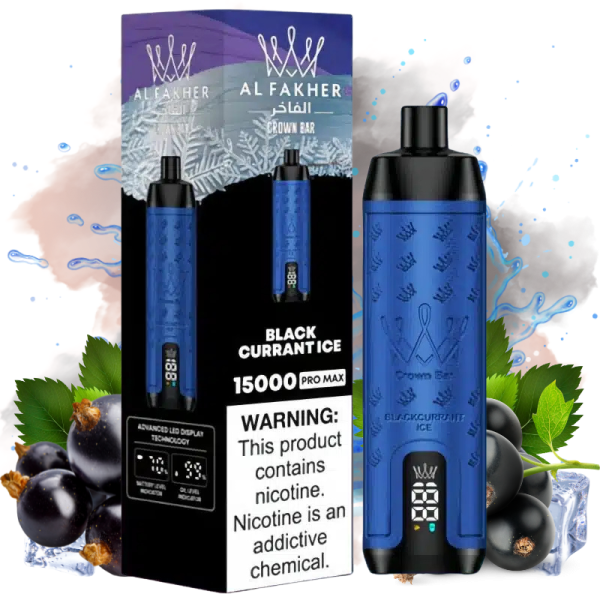 Crown-Bar-Blackcurrant-Ice-Vape-1.png Al Fakher Blackcurrant Ice Vape