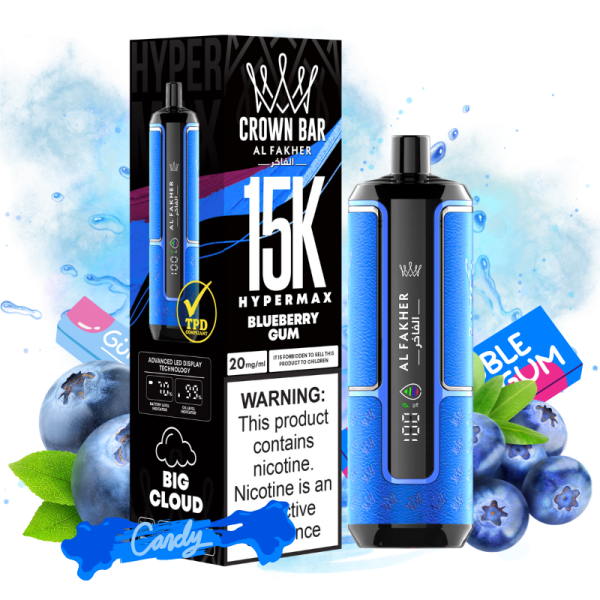 Crown-Bar-Blueberry-Gum-Flavor-4.png Al Fakher Blueberry Gum smak