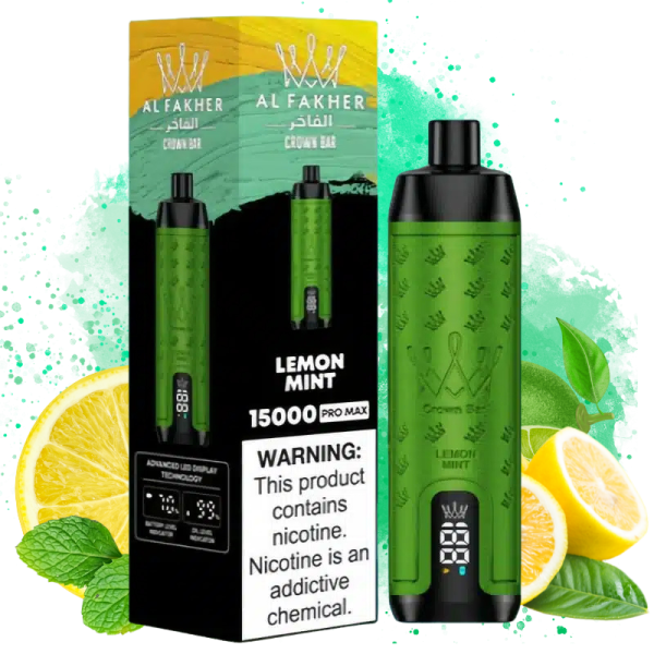 Crown-Bar-Lemon-Mint-Vape-1.png Al Fakher Lemon Mint Vape