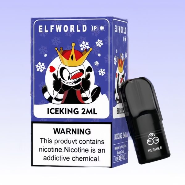 Elfworld-Iceking-Pod-600-Puffs-5.jpg Elfworld Strawberry Ice Cream Vape