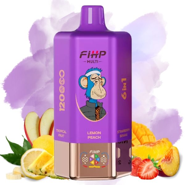 FIHP Lemon Peach&Strawberry Banana&Double Apple&Raspberry Watermelon&Sour Mango Pineapple&Tropical Fruit Vape