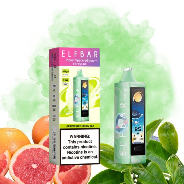 Grapefruit-Green-Tea-13.jpg Elf Bar Grapefruit Green Tea Vape