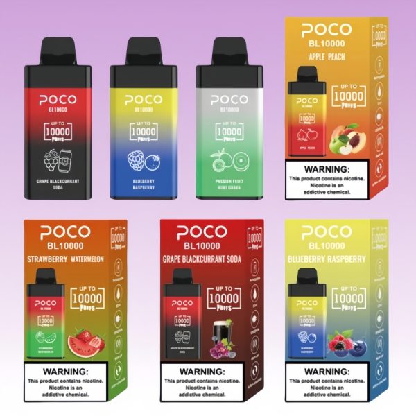 Hot-Selling-Wholesale-POCO-BL10000-Puffs-Zero-Nicotine-Disposable-Vape-2.jpg POCO Apple Peach Vape