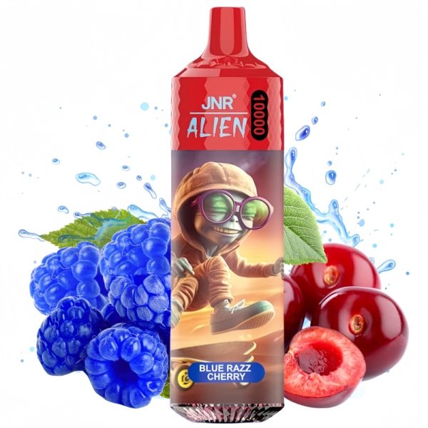 JNR-Alien-10000-Blue-Razz-Cherry-1.jpg JNR Blue Razz Cherry smak