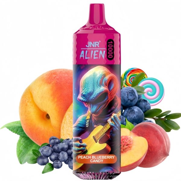 JNR-Alien-10000-Peach-Blueberry-Candy-1.jpg JNR Peach Blueberry Candy Vape