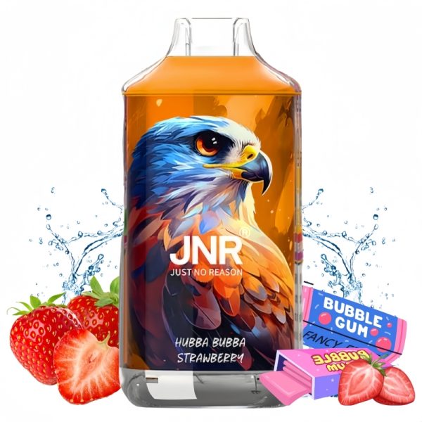 JNR-Falcon-16000-Hubba-Bubba-Strawberry-1.jpg JNR Hubba Bubba Strawberry Vape