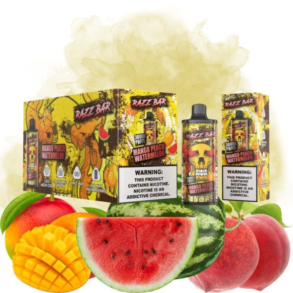 Razz Bar Mango Peach Watermelon-smak