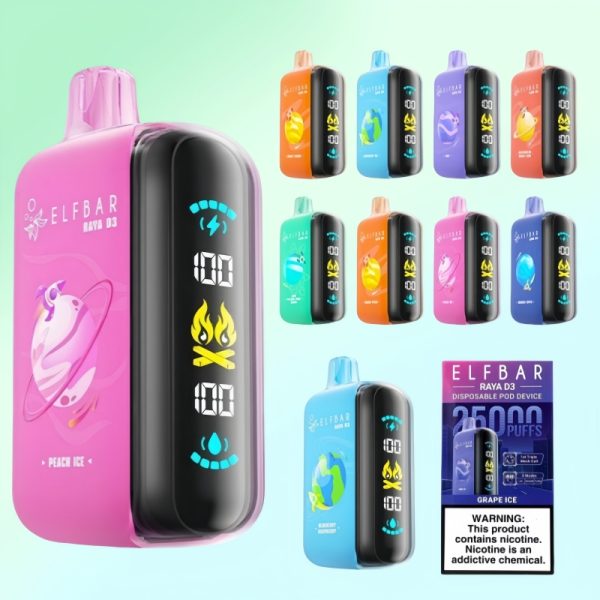 New-Hot-Selling-Elf-Bar-Raya-D3-25000-Puffs-5-Nicotine-Disposable-Vape-1.jpg Elf Bar Raya D3 25000 Puffs