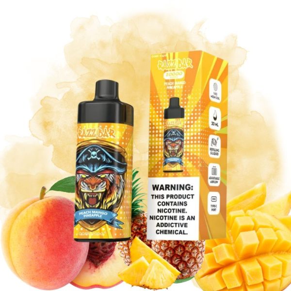 Peach-Mango-Pineapple-1.jpg Razz Bar Peach Mango Pineapple Vape