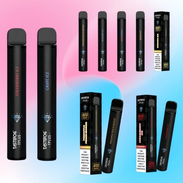 Portable-Cheap-Tastefog-Tplus-800-Puffs-2-Nic-Salt-Mesh-Coil-Mini-Disposable-Vape-Bars-8-2.jpg Tastefog Tplus 800 Puffs