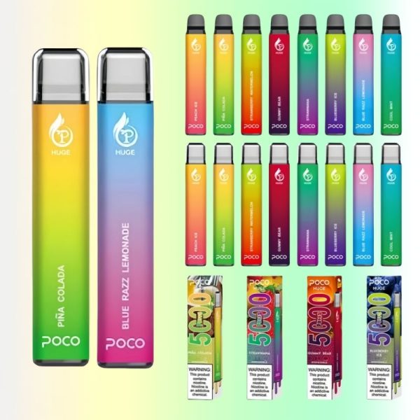 Portable-POCO-Huge-5000-Puffs-Low-Nic-Disposable-Vape-Bar-1.jpg POCO Huge 5000 Puffs