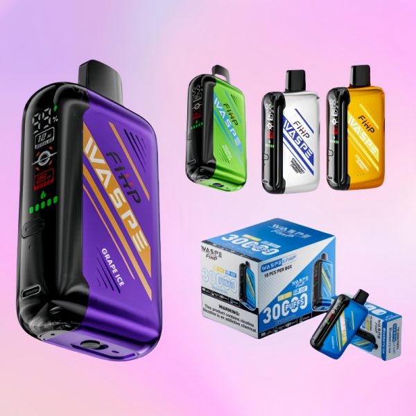 Portable-Waspe-Fhip-30000-Puffs-Dual-Mesh-Coil-Digital-Display-Screen-Disposable-Vape-1.jpg Waspe FW 30000 Puffs