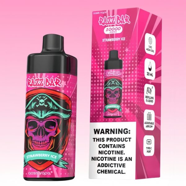 Razz-Bar-10000-Puffs-5.jpg Razz Bar Peach Mango Pineapple Vape