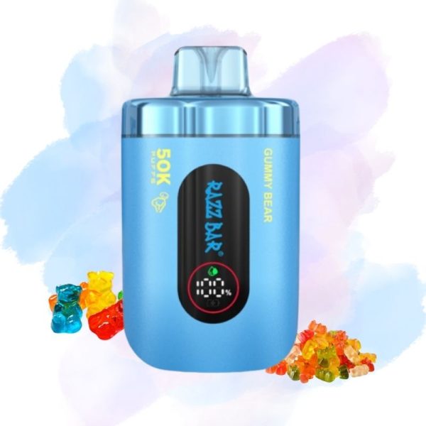 RazzBar50000Puffs3.jpg Razz Bar Gummy Bear Vape