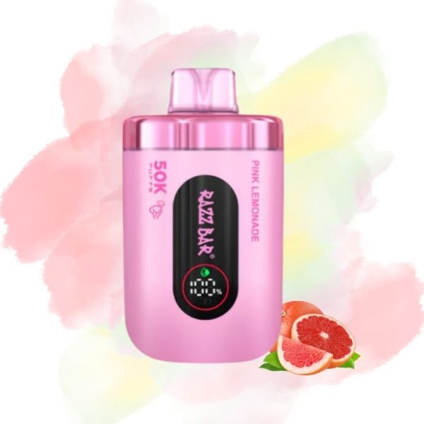 RazzBar50000Puffs4.jpg Razz Bar Pink Lemonade smak