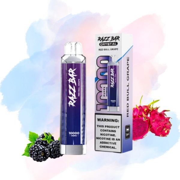RazzBarCrystal10000Puffs1.jpg Razz Bar Black Dragon Ice smak