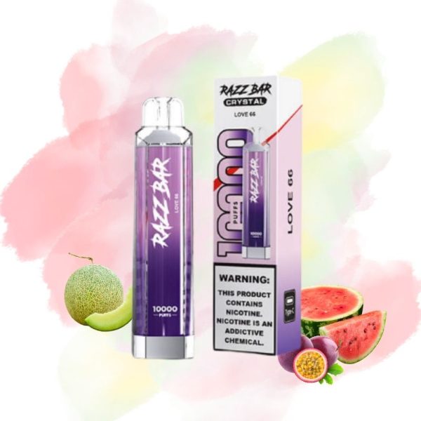 RazzBarCrystal10000Puffs2.jpg Razz Bar Love 66 Vape