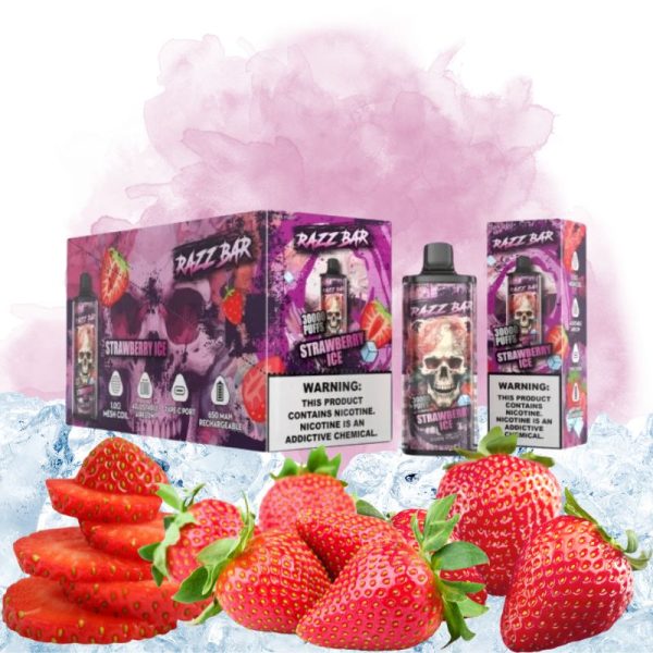 Strawberry-Ice-16.jpg Razz Bar Strawberry Ice smak