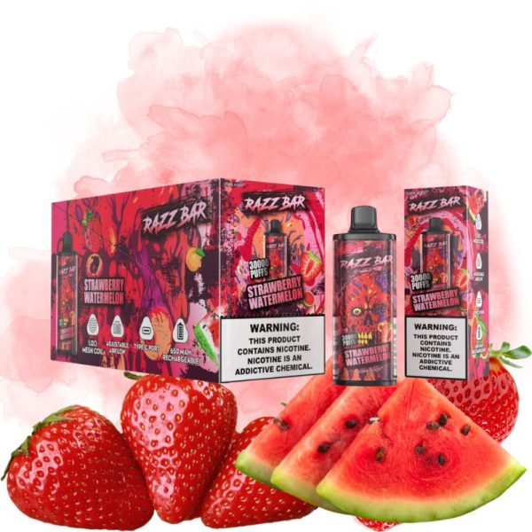 Strawberry-Watermelon-17.jpg Razz Bar Strawberry Watermelon Vape