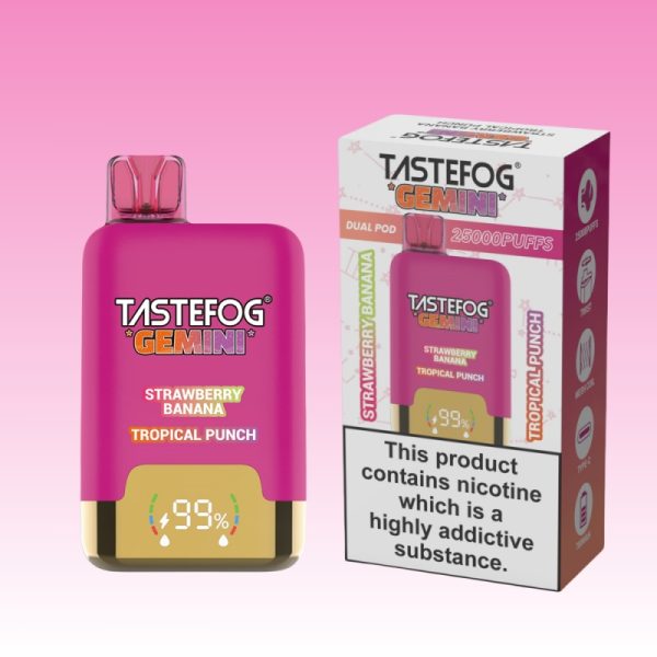 Tastefog-Gemini-Dual-Flavor-Pod-25000-High-Puffs-Rechargeable-Wholesale-Disposable-Vapes-17.jpg Tastefog Grape Lemonade&Mango Passion Fruit Vape