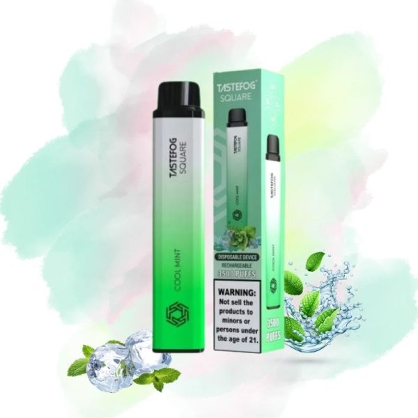 TastefogSquare3500Puffs1.jpg Tastefog Cool Mint-smak