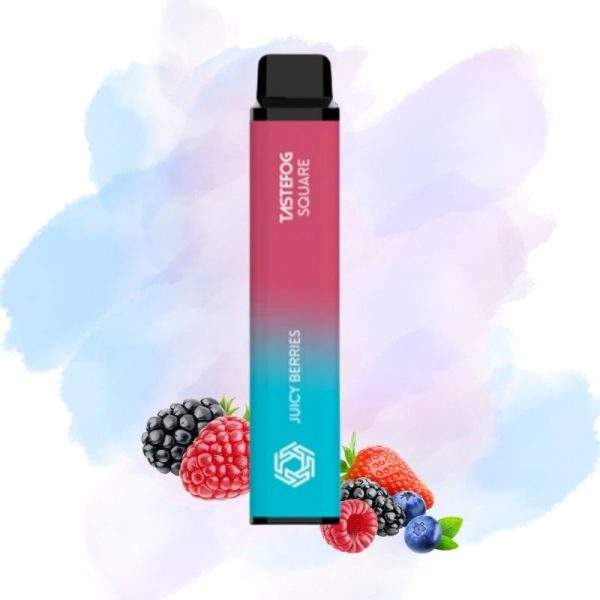 TastefogSquare3500Puffs2.jpg Tastefog Juicy Berries Vape
