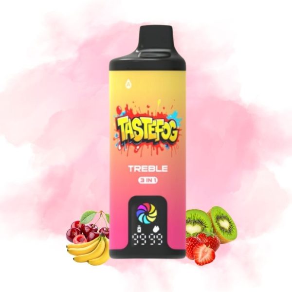 Tastefog Cherry Banana & Strawberry Kiwi & Rainbow Candy smak