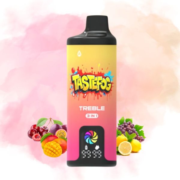 TastefogTreble60000Puffs4.jpg Tastefog Grape Lemonade &Mango Passion Fruit & Cherry Candy smak