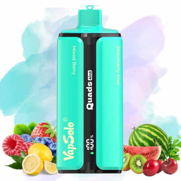 Vapsolo-Quads-80000-Mixed-Berry-Cherry-Lemon-Strawberry-KiwiStrawberry-Watermelon-Bubblegum.jpg Vapsolo Quads 80000 Puffs