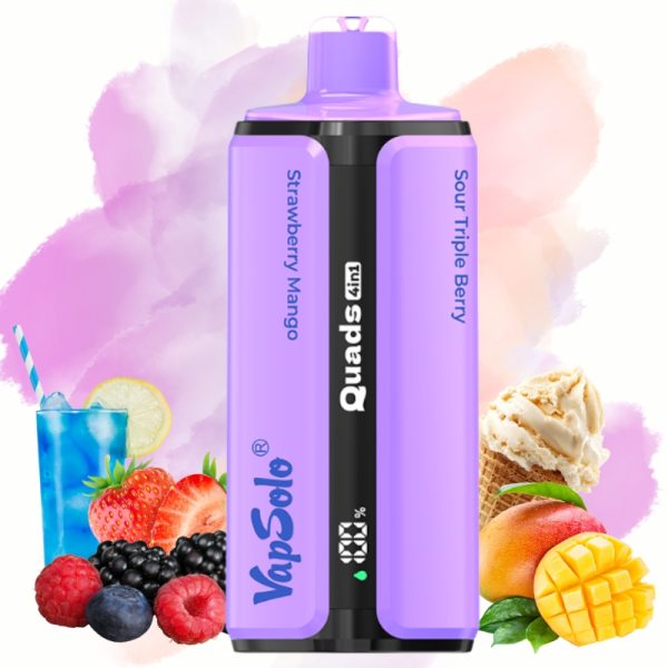 Vapsolo-Quads-80000-Strawberry-Mango-Blue-Razz-Lemonade-Vanilla-lce-Cream-Sour-Triple-Berry.jpg Vapsolo Quads 80000 Puffs