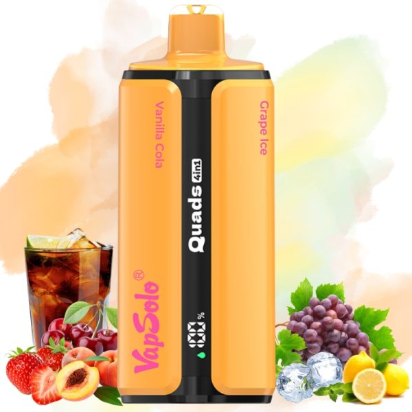 Vapsolo-Quads-80000-Vanilla-Cola-Lemon-Peach-Strawberry-Raspberry-Cherry-lce-Grape-lce.jpg Vapsolo Quads 80000 Puffs
