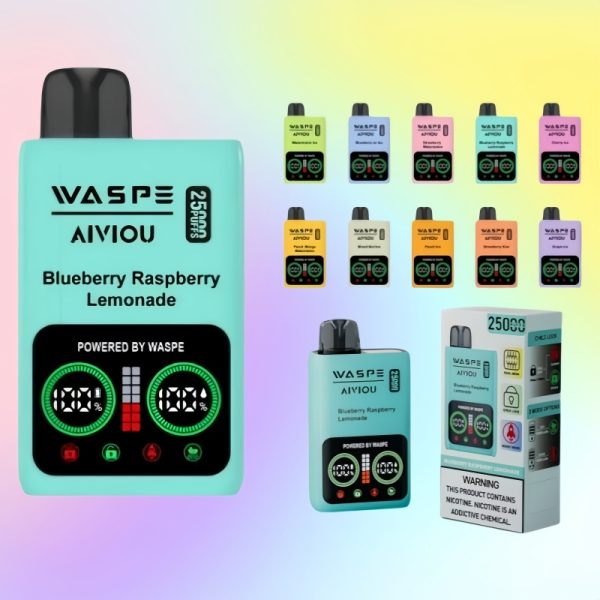 Waspe-Aiviou-25000-High-Puffs-Boost-Mode-Disposable-Nic-Salt-Vape-1.jpg Waspe Aiviou 25000 Puffs