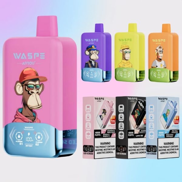 Waspe-Aiviou-40000-Puffs-2-Flavors-in-1-Disposable-Vapes-with-LED-Screen-1.jpg Waspe Aiviou 40000 Puffs