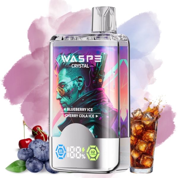 Waspe-Crystal-40000-Puffs-Blueberry-Ice-Cherry-Cola-Ice-.jpg Waspe Blueberry Ice &Cherry Cola Ice Vape