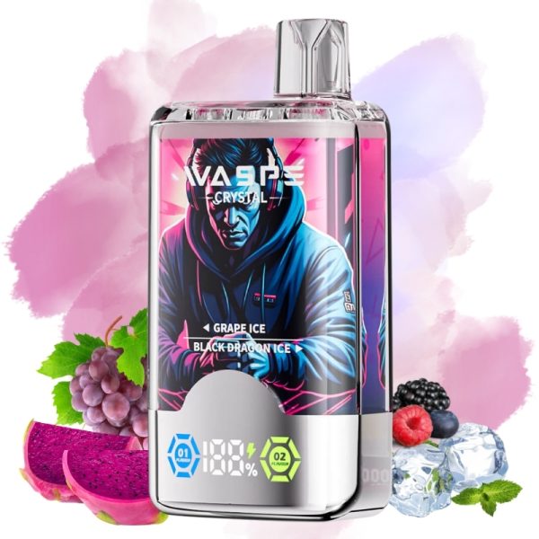 Waspe-Crystal-40000-Puffs-Grape-lce-Black-Dragon-Ice-.jpg Waspe Grape Ice & Black Dragon Ice smak