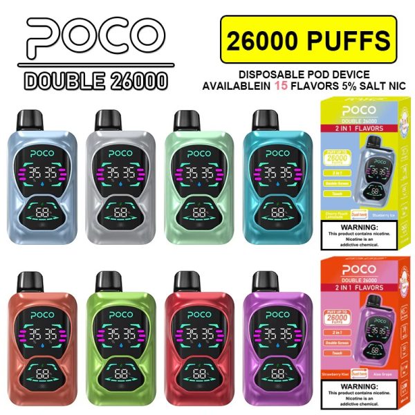 poco-double-puffs.jpg Poco Aloe Grape & Blueberry Cherry Cola Vape